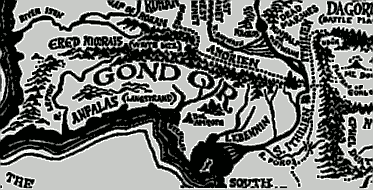 mapka Gondoru